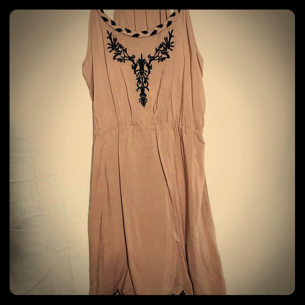 Tan Dress